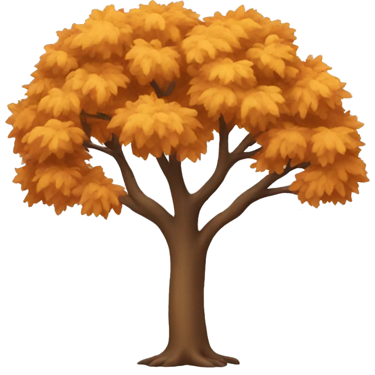 Autumn tree  emoji