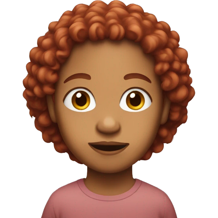 Red-haired mulatto emoji