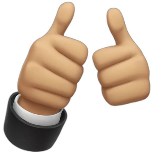 two thumbs down emoji