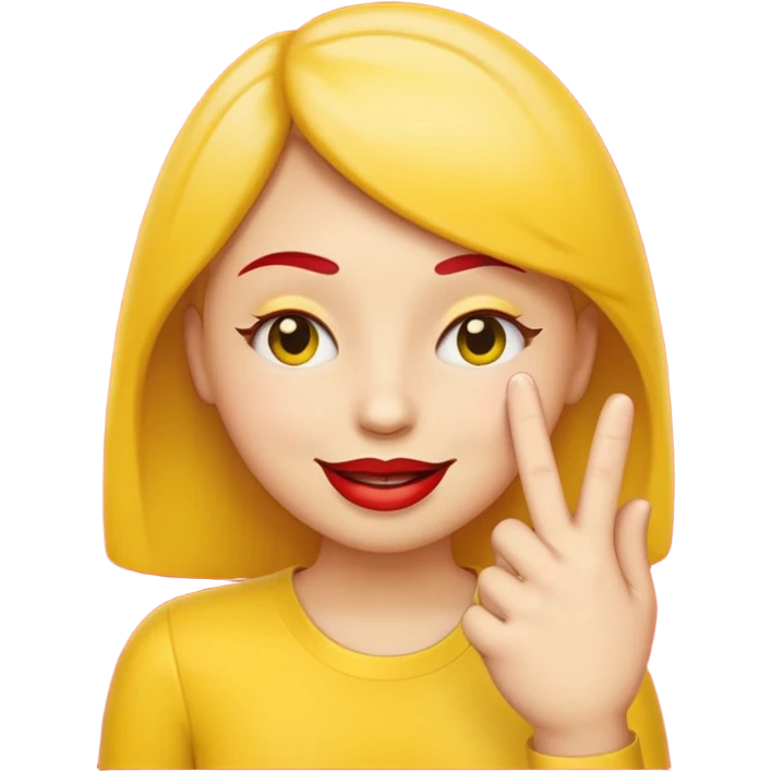 An emoji with eyes closed big lips and one of it’s hand pressing his thumb and other finger together while the rest are kept down emoji