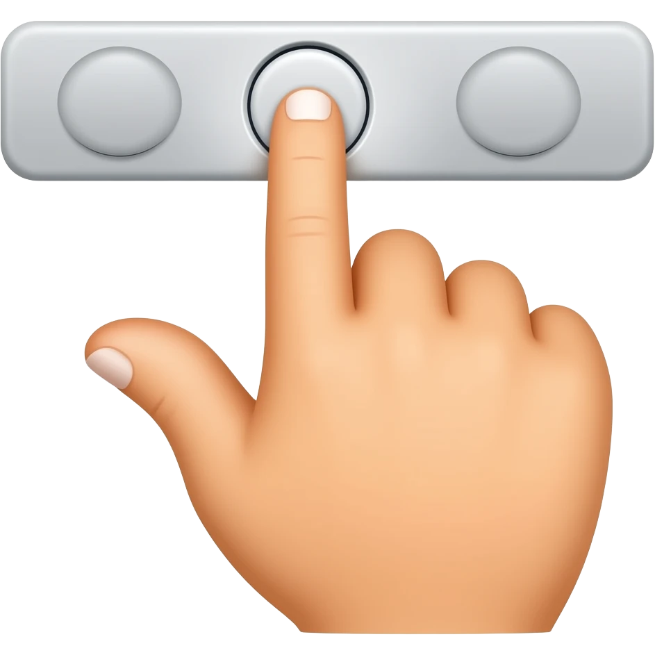 finger presses emoji