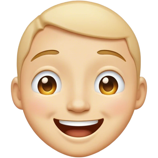 Super happy face with cheers of joy streaming down emoji