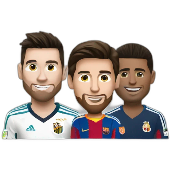 Messi et ronaldo emoji