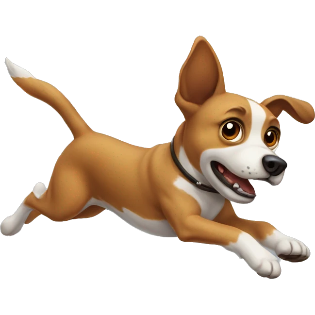 Flying dog emoji