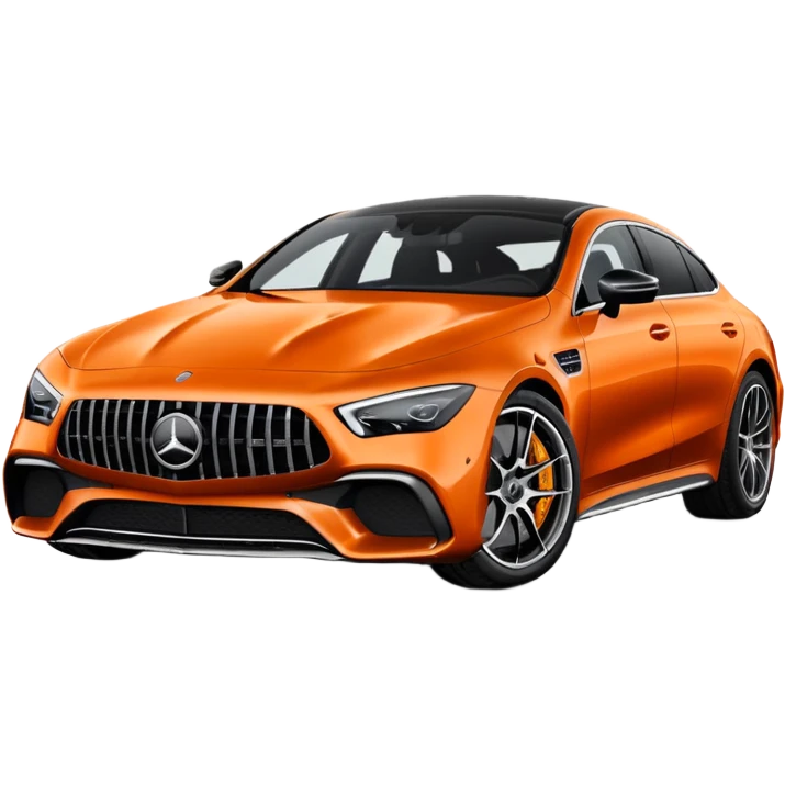 Mercedes amg gt 63 orange colour emoji