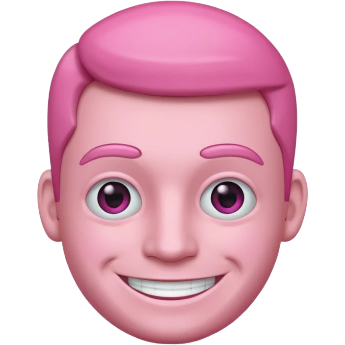 Pink man emoji