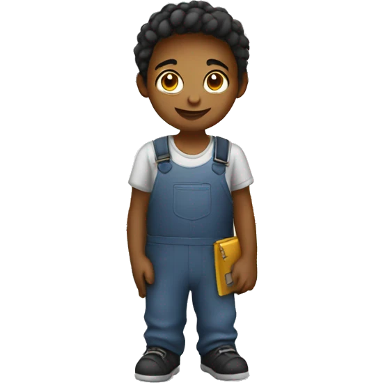 kid working in factory emoji