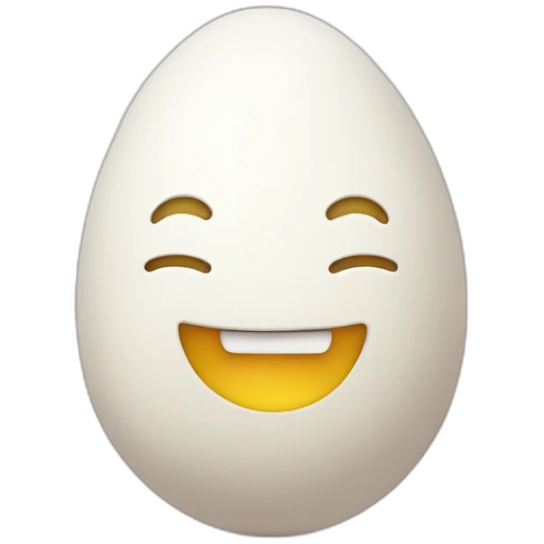 smiling egg emoji