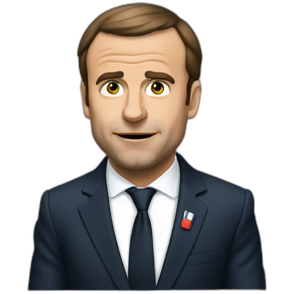 Macron qui fume emoji