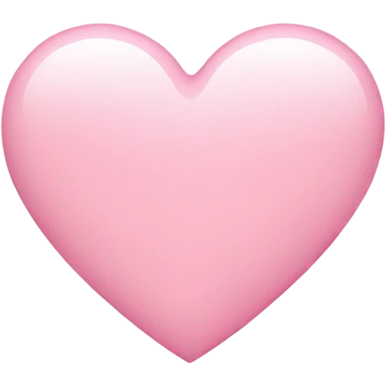 light pink emoji heart emoji