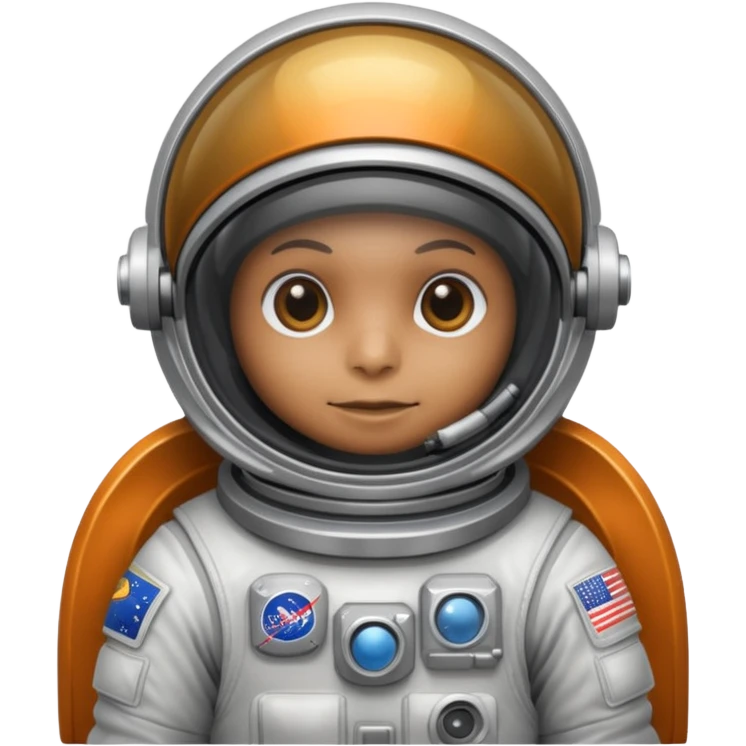 hawk with astronaut suit emoji