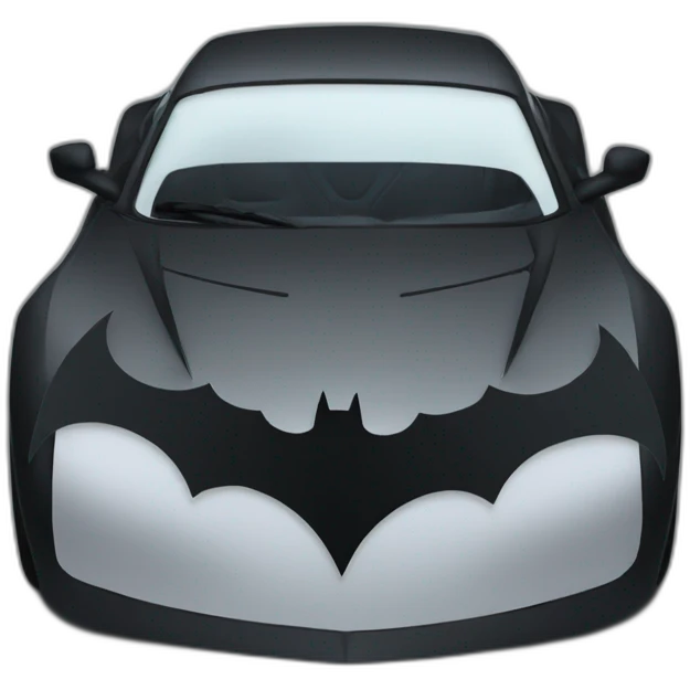Batman car emoji