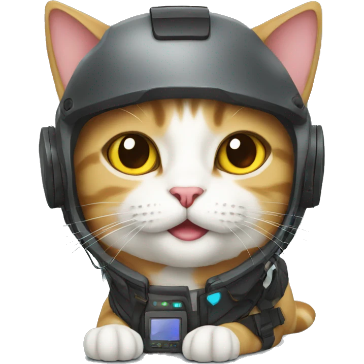 techie cat emoji