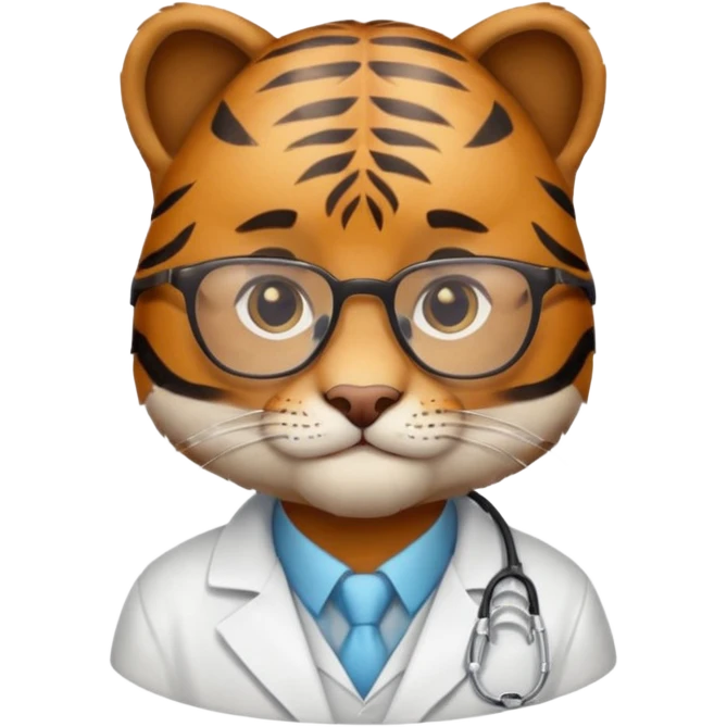 doctor tiger emoji