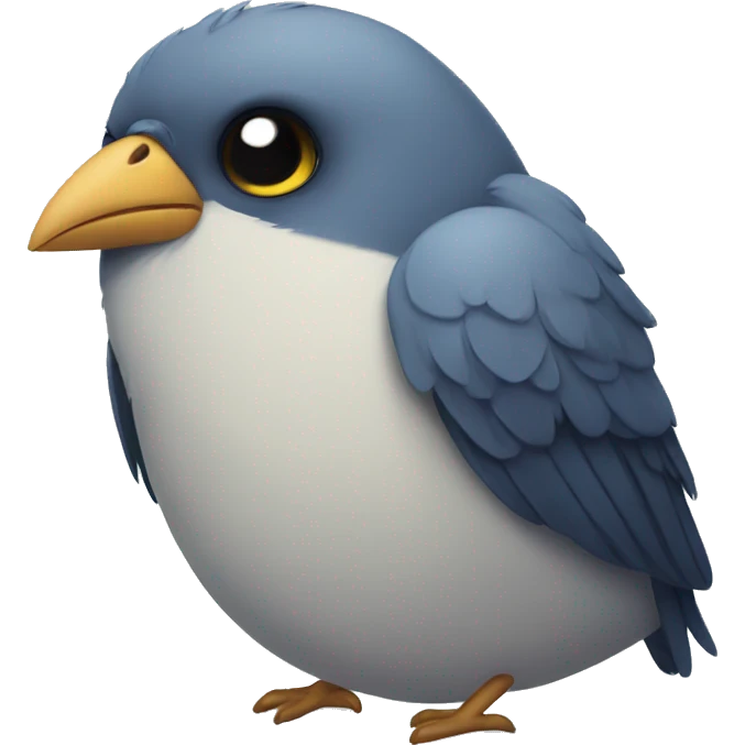sad bird emoji
