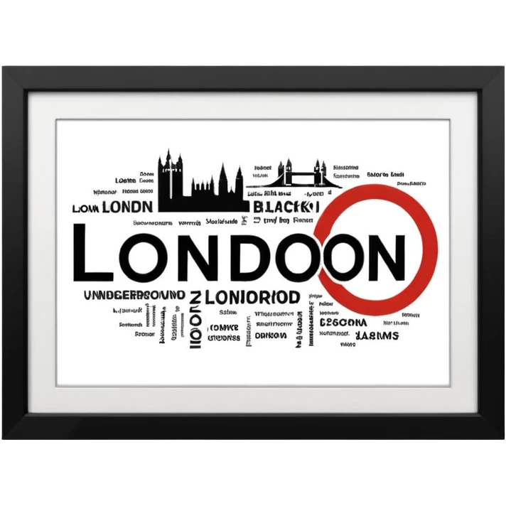 le mot "london" dans le logo du underground emoji