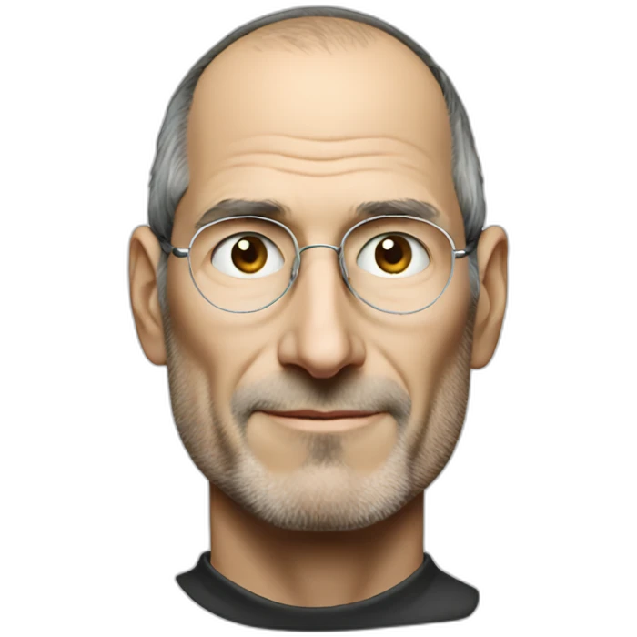 steve jobs and apple emoji