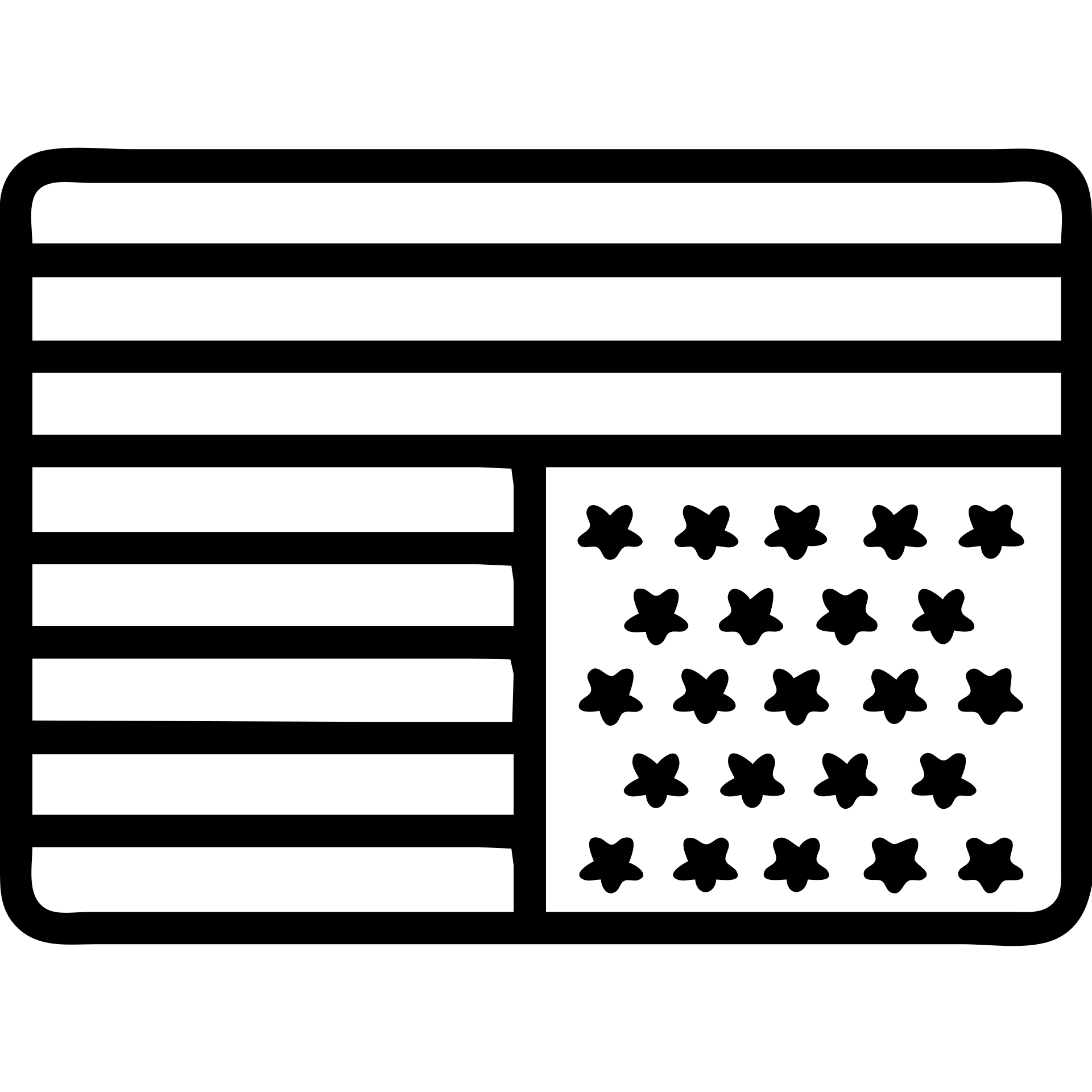 upside down American flag icon emoji