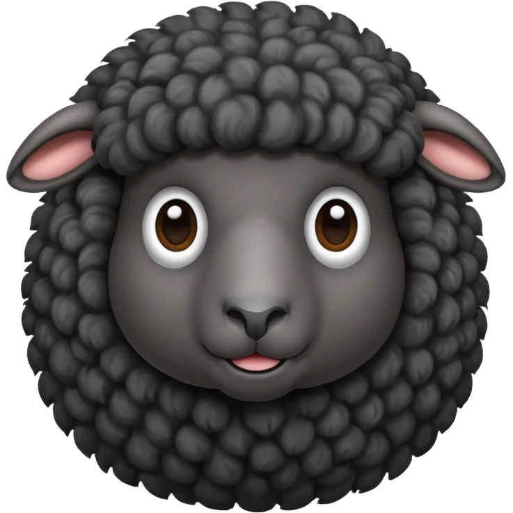 Black sheep emoji