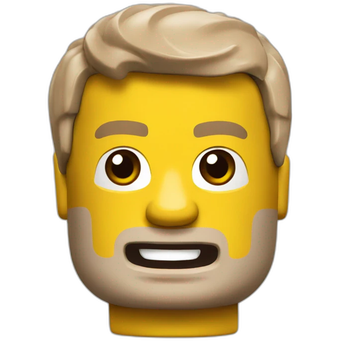 Lego face emoji