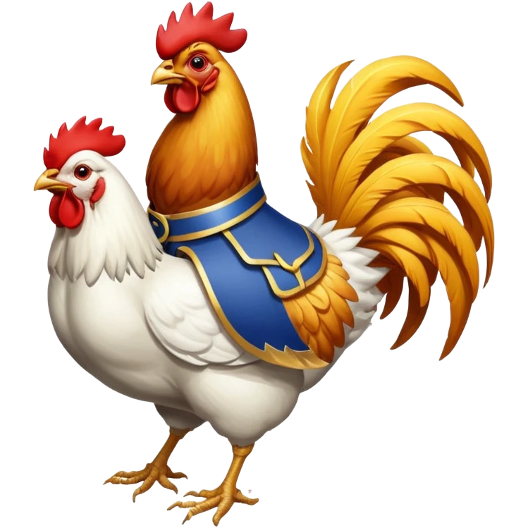 chicken jockey emoji