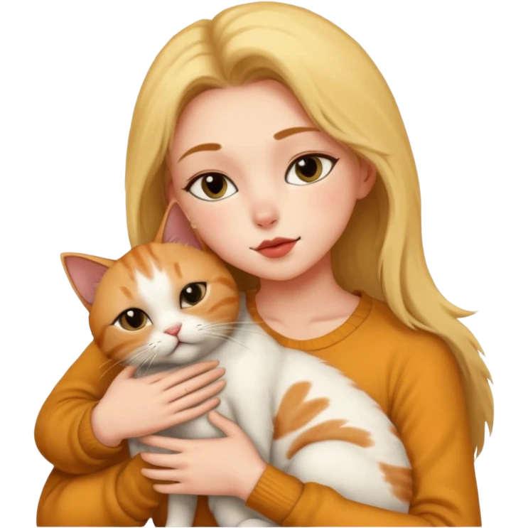 Bär küsst Katze erotisch auf Brüste emoji