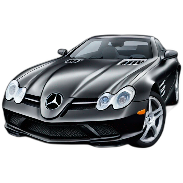 Mercedes slr black emoji
