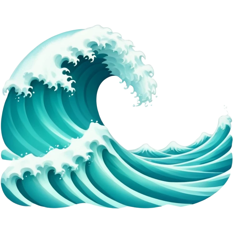 ocean wave emoji