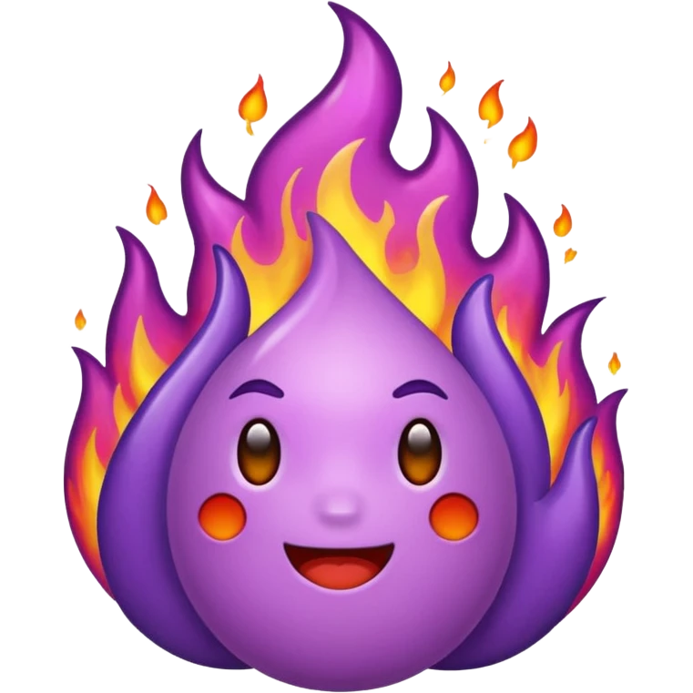 purple fire emoji