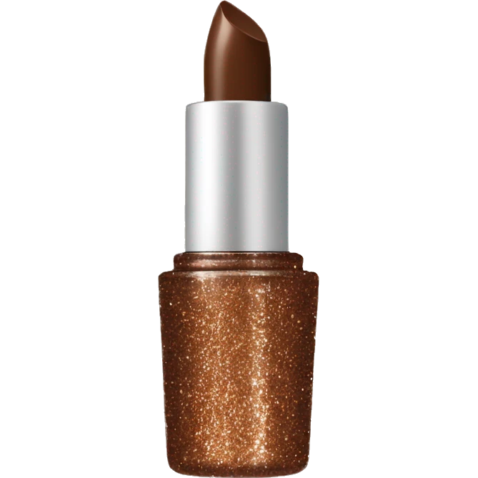 brown sparkly lipgloss emoji