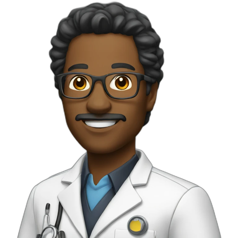 Doc black to the futur emoji