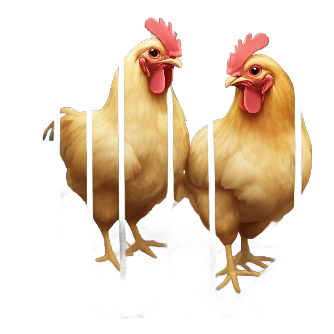 Chickens in Cage emoji