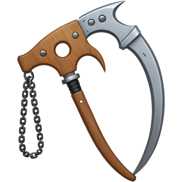 make japan weapon named "kusarigama" emoji