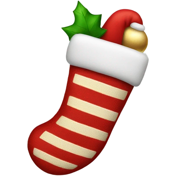 Christmas stocking emoji