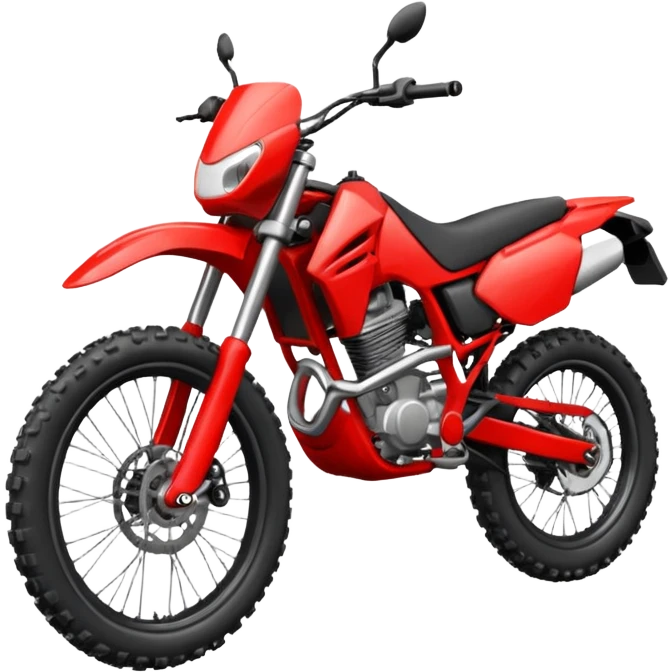 red enduro bike emoji