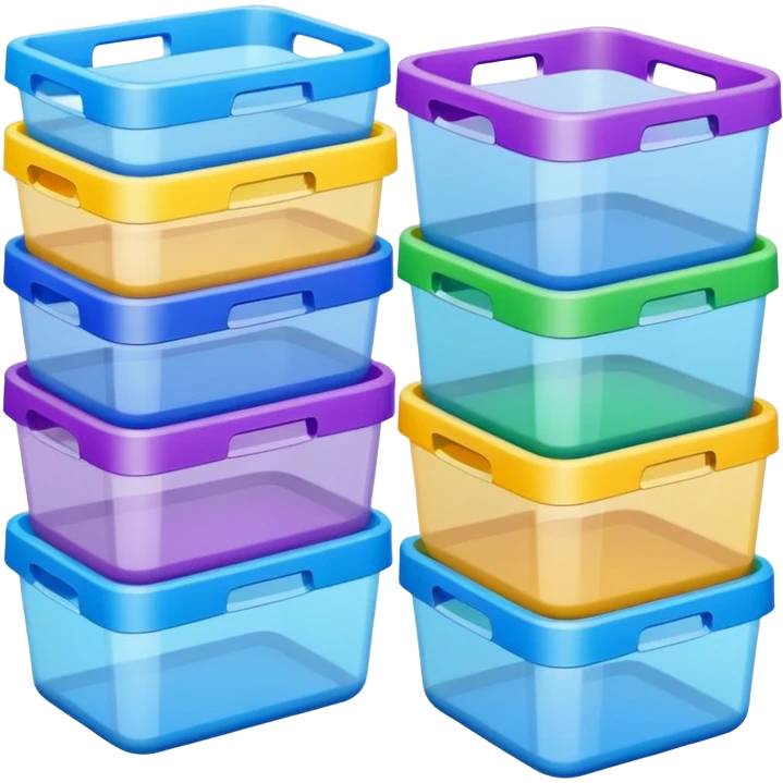 plastic tubs  emoji