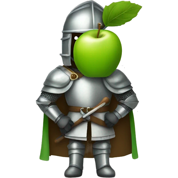 knight green apple emoji
