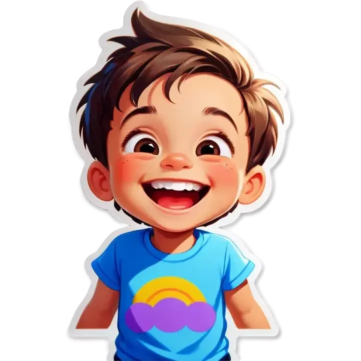 happy kid emoji