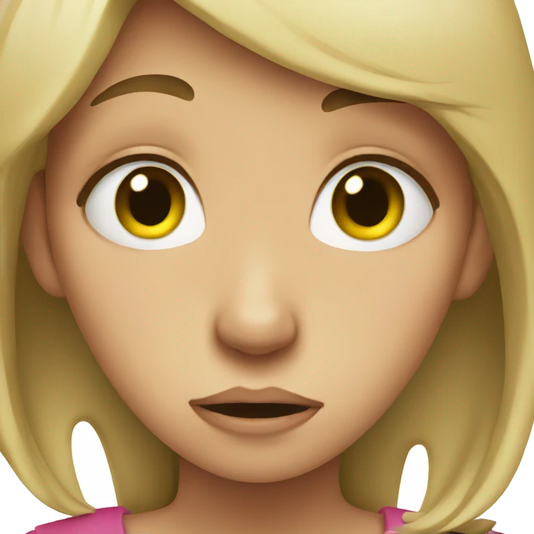 Girl crying emoji