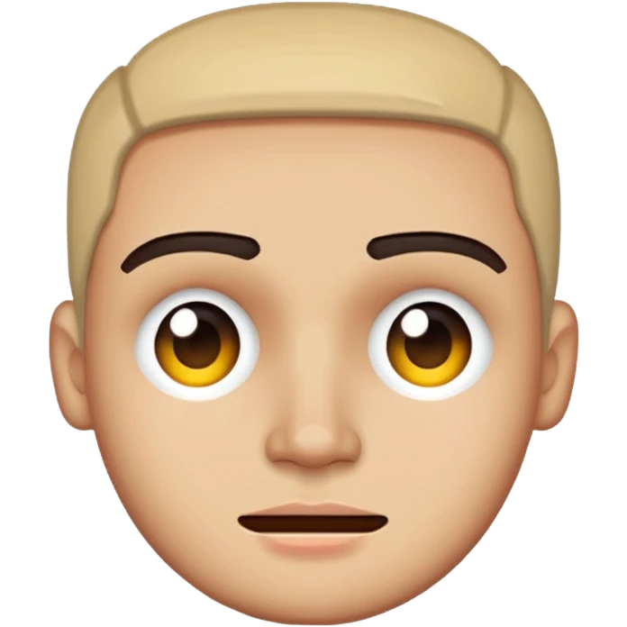 pixelated face, simple and expressive emoji