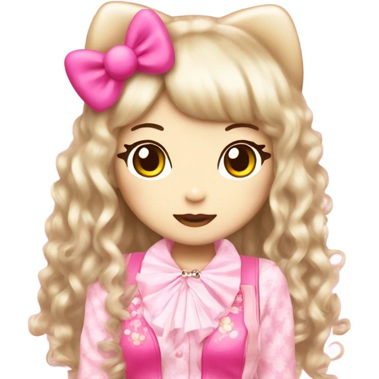 Hello kitty gyaru emoji