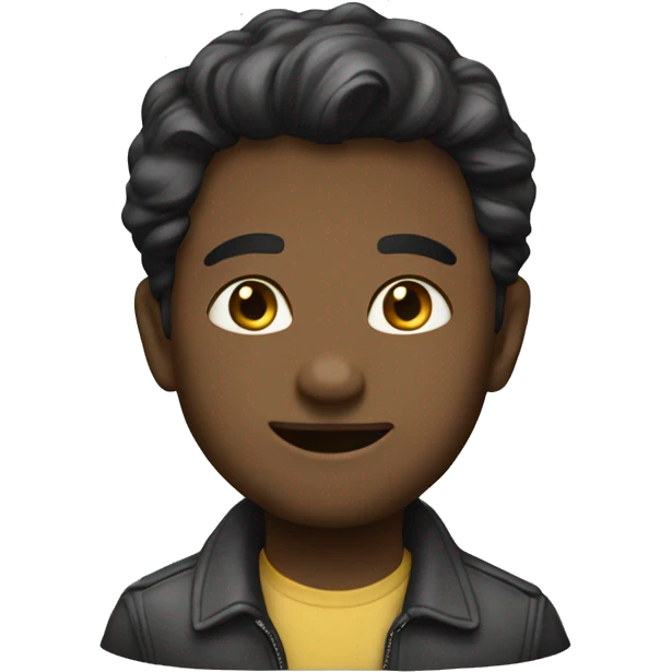 черный вислоухий котик  emoji