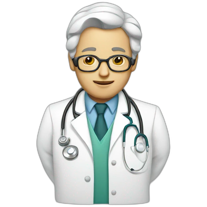 doctor computer emoji