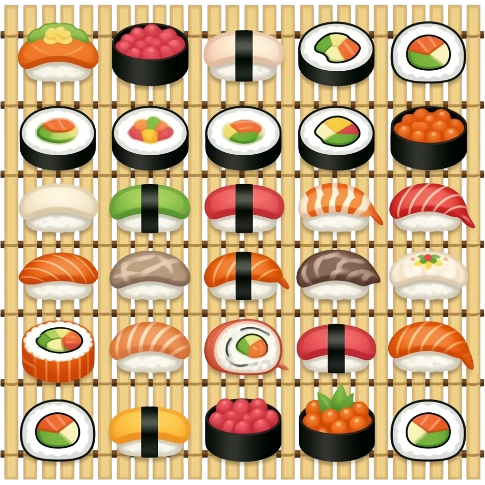 𝐒𝐮𝐬𝐡𝐢 100 𝐩𝐞𝐢𝐜𝐞𝐬 emoji