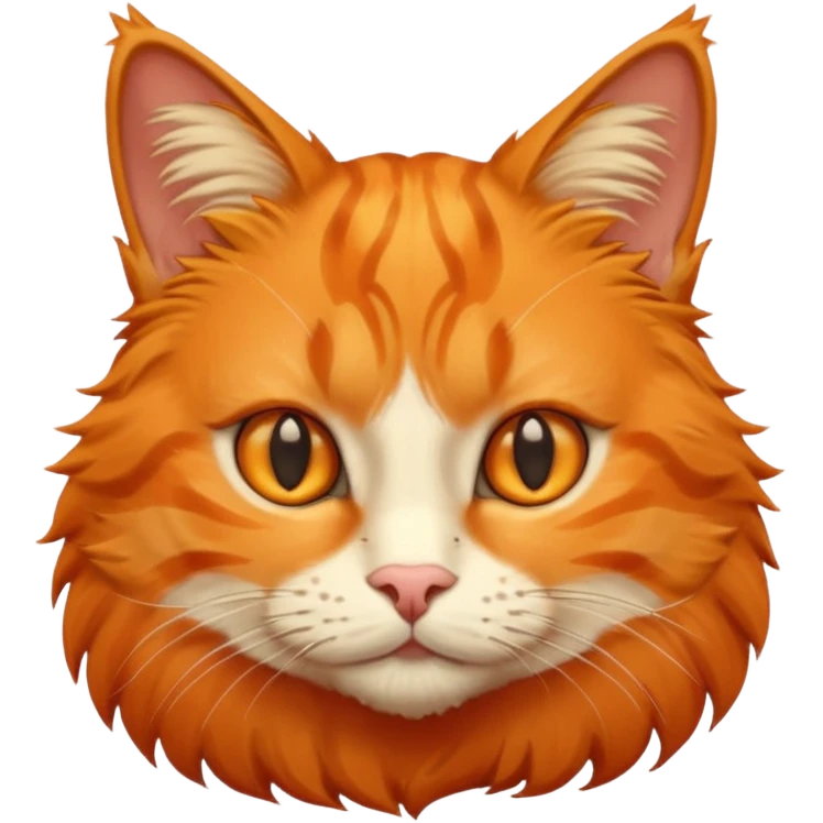 greeting orange cat emoji