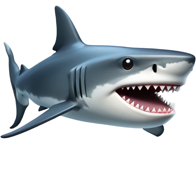 shark eating  emoji