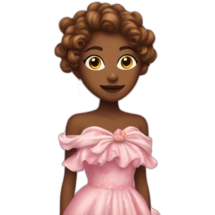 Emoji de una persona de colorde piel morocha,y que este vestido con el estilo drip emoji