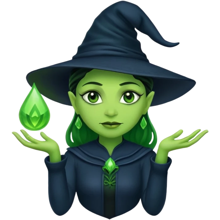 elphaba holding space emoji