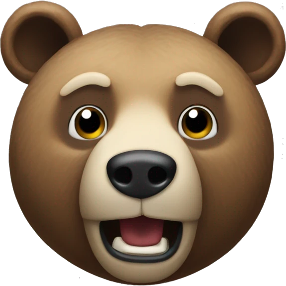 passive agresive bear emoji