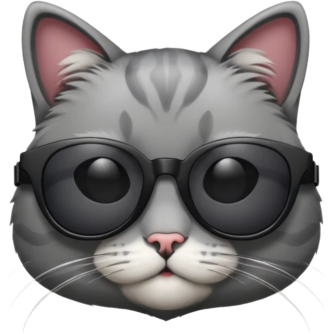 Cat wearing sunglasses emoji